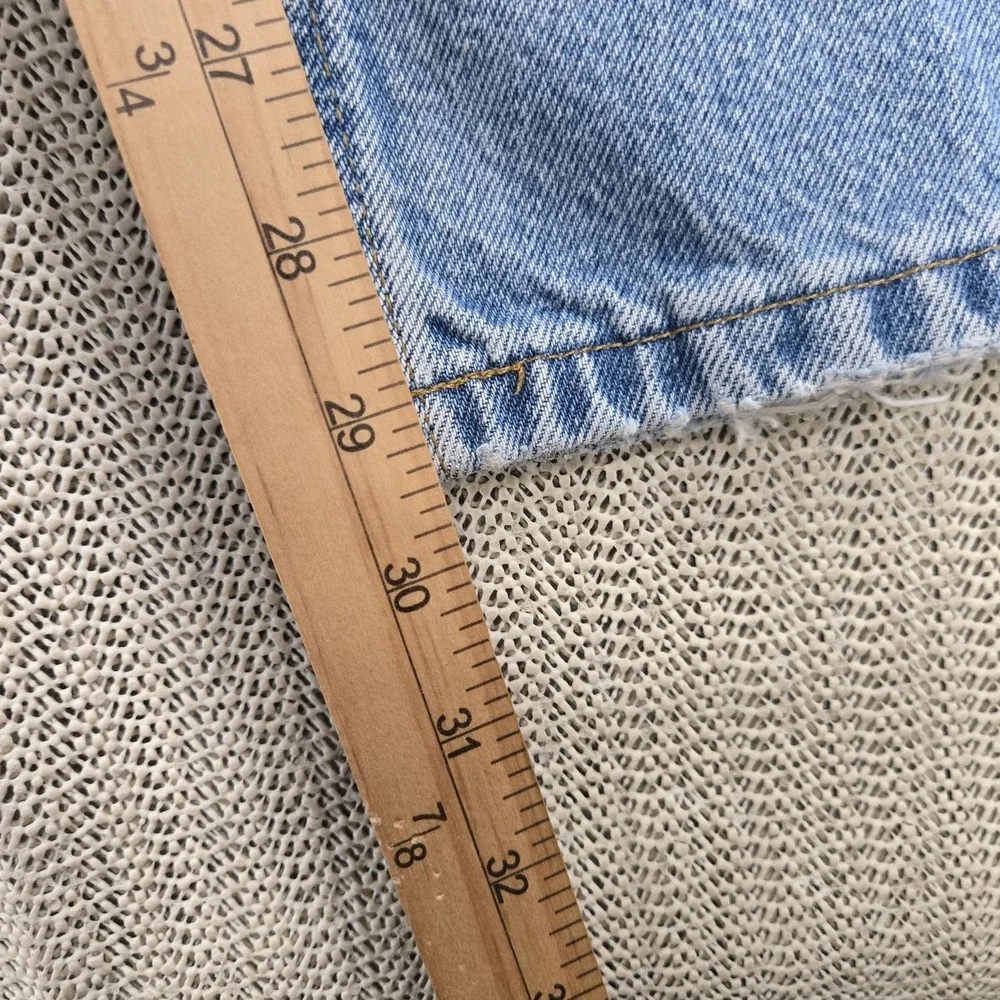 Carhartt Jeans Mens 38x30 Light Wash Blue Denim Straight Leg Workwear Pants